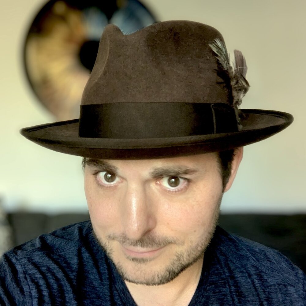 Scala Classico Men's New Yorker Wool Felt Fedora Hat - Size Large - Vintage